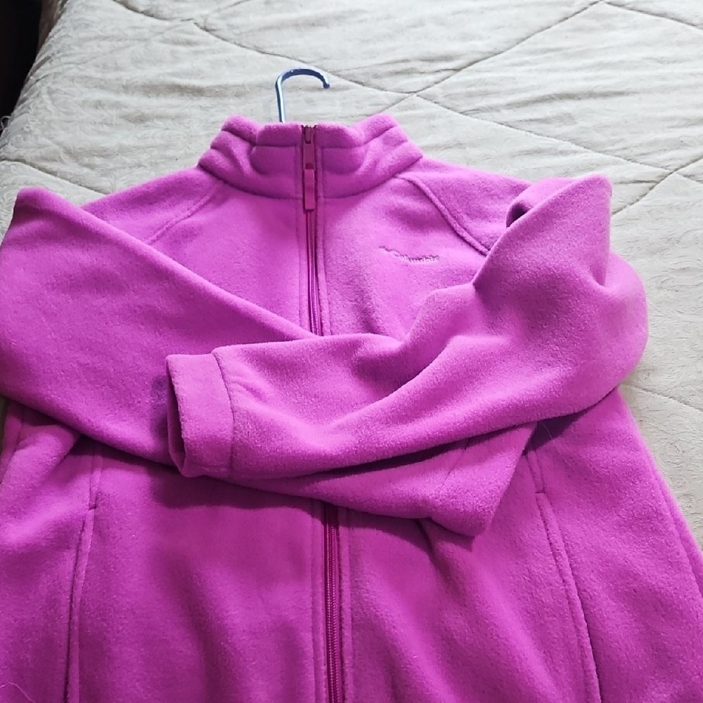 Pink Fleece Zip-Up Jacket